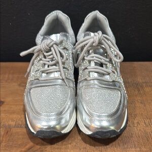 Steve Madden Women's Silver Sneakers